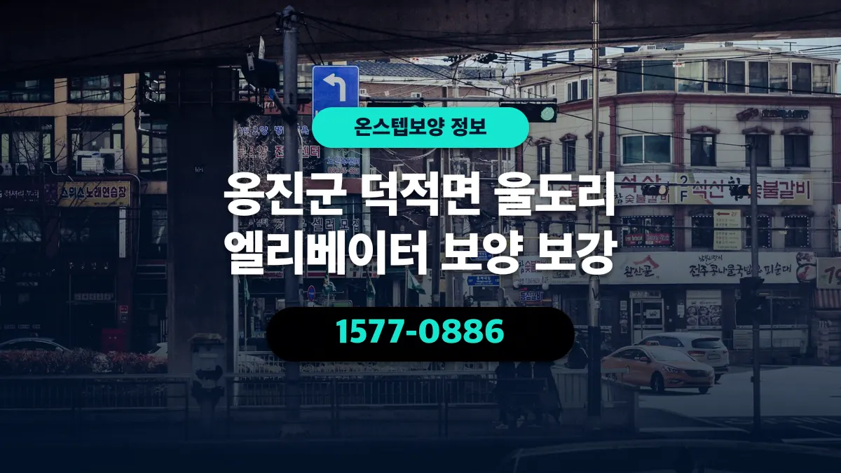 옹진군 덕적면 울도리 엘리베이터 보양 보강 - 온스텝보양