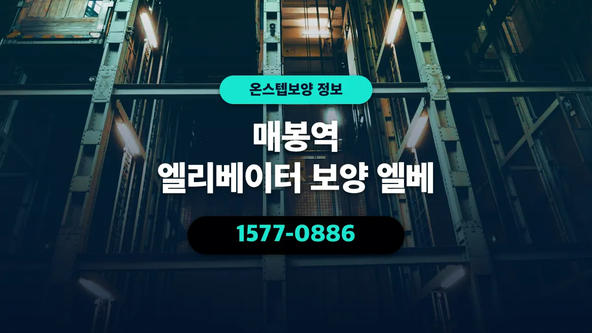 매봉역 엘리베이터 보양 엘베 - 온스텝보양