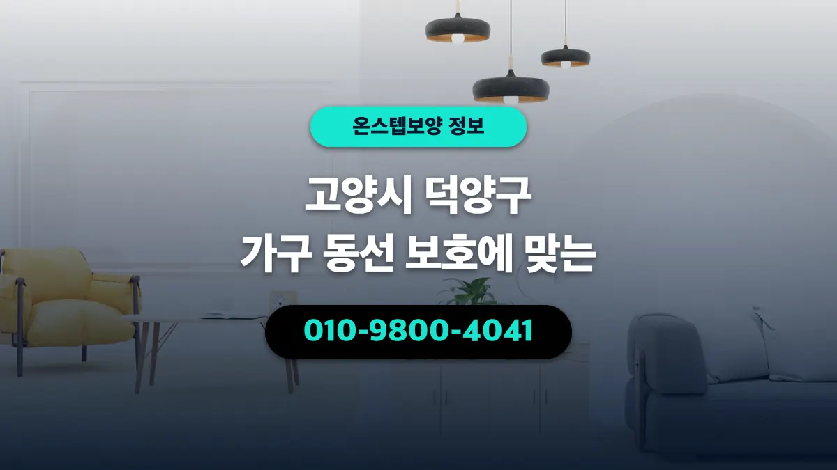 고양시 덕양구 가구 동선 보호에 맞는 - 온스텝보양