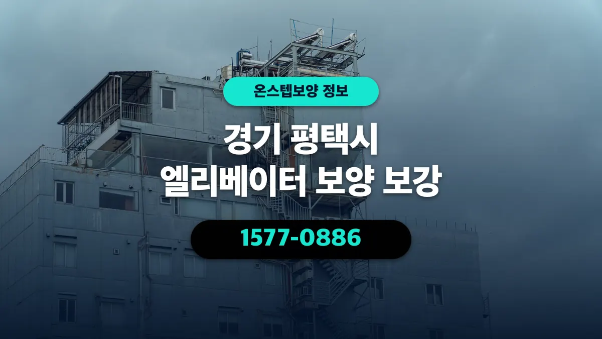 경기 평택시 엘리베이터 보양 보강 - 온스텝보양