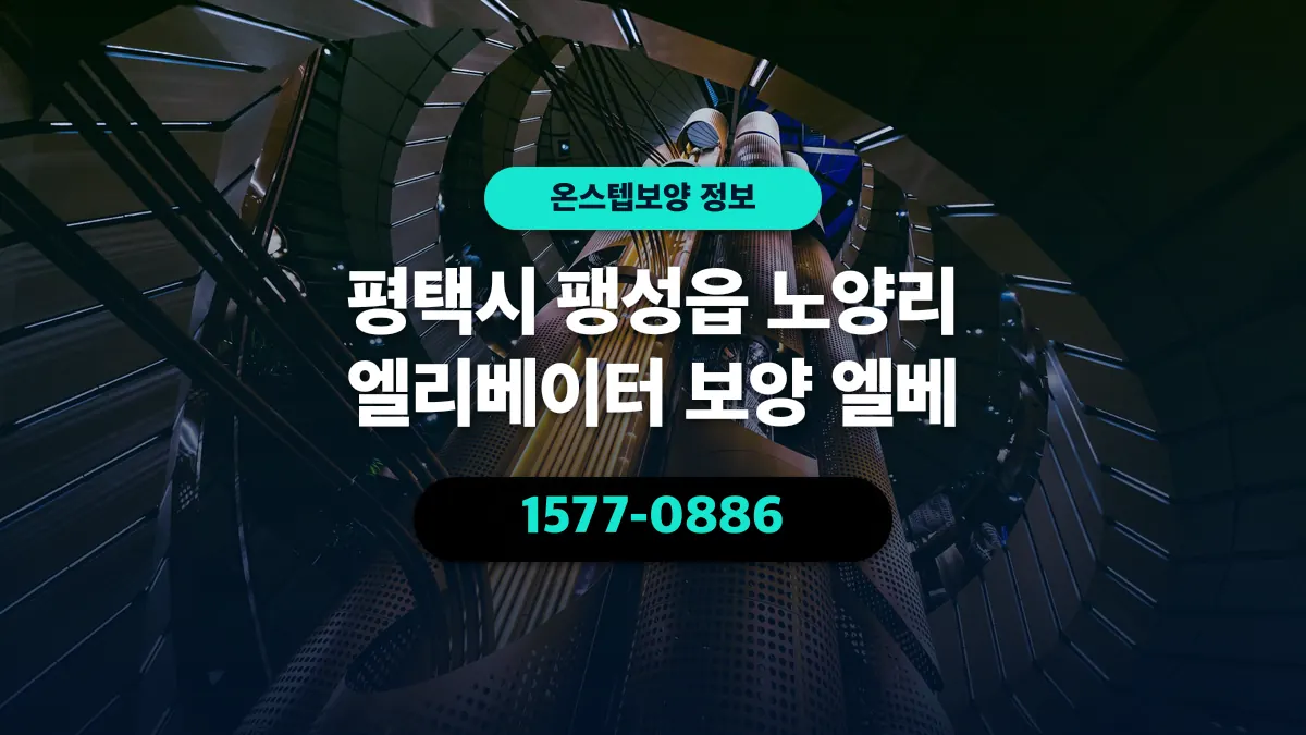 평택시 팽성읍 노양리 엘리베이터 보양 엘베 - 온스텝보양
