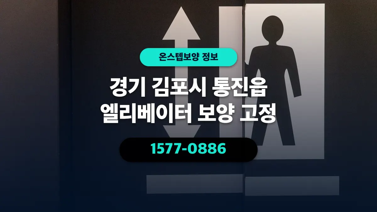 경기 김포시 통진읍 엘리베이터 보양 고정 - 온스텝보양