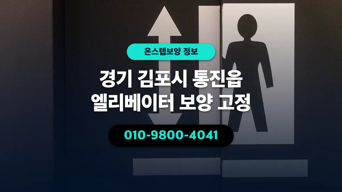 경기 김포시 통진읍 엘리베이터 보양 고정 - 온스텝보양