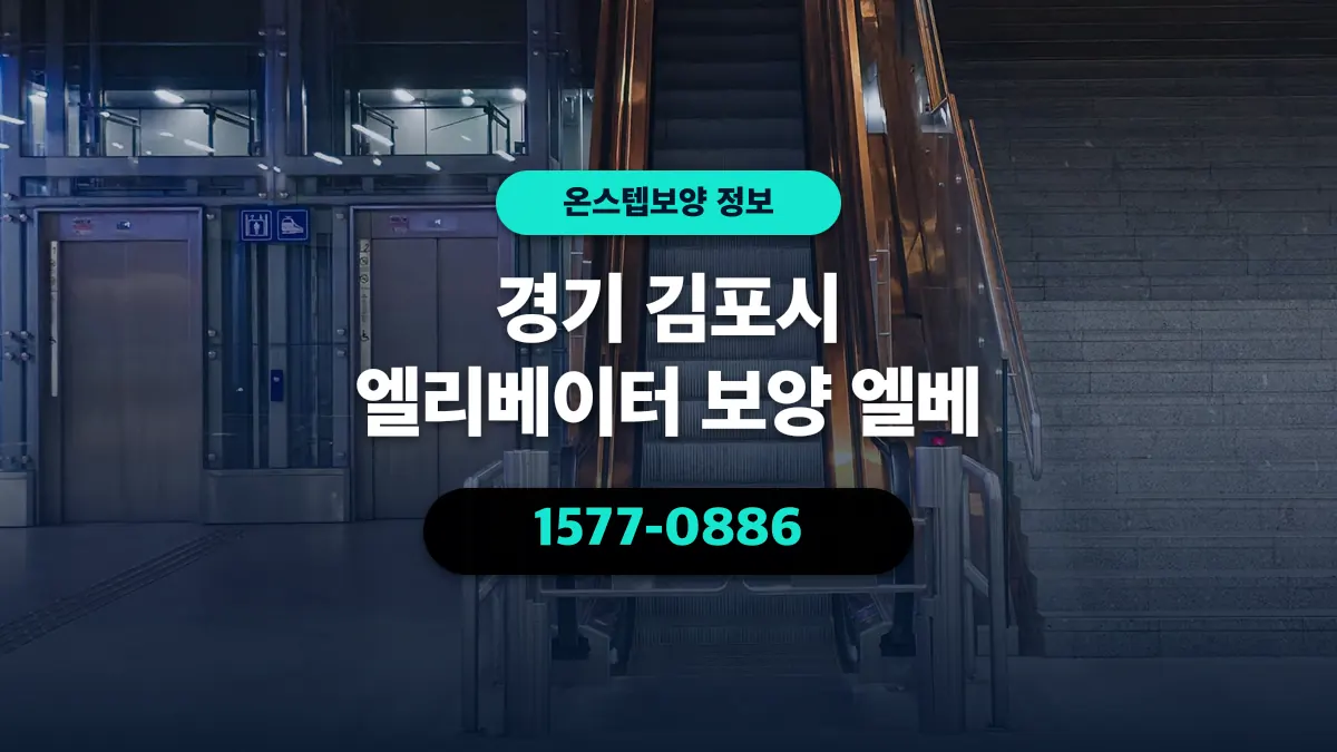 경기 김포시 엘리베이터 보양 엘베 - 온스텝보양