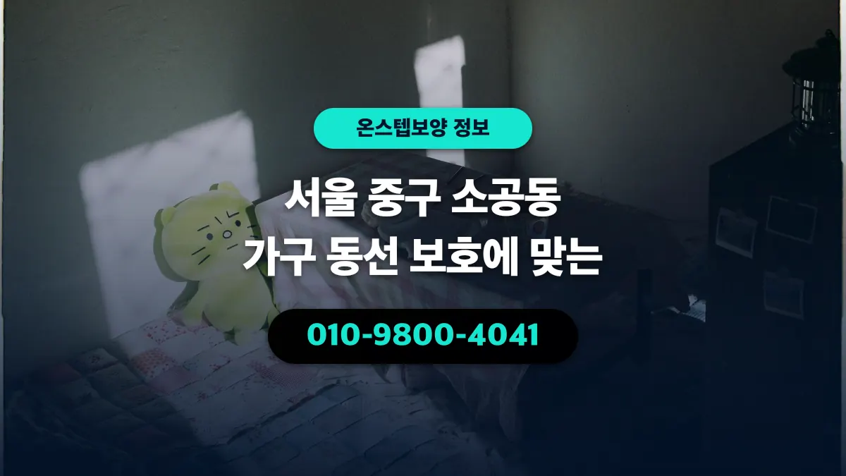 서울 중구 소공동 가구 동선 보호에 맞는 - 온스텝보양