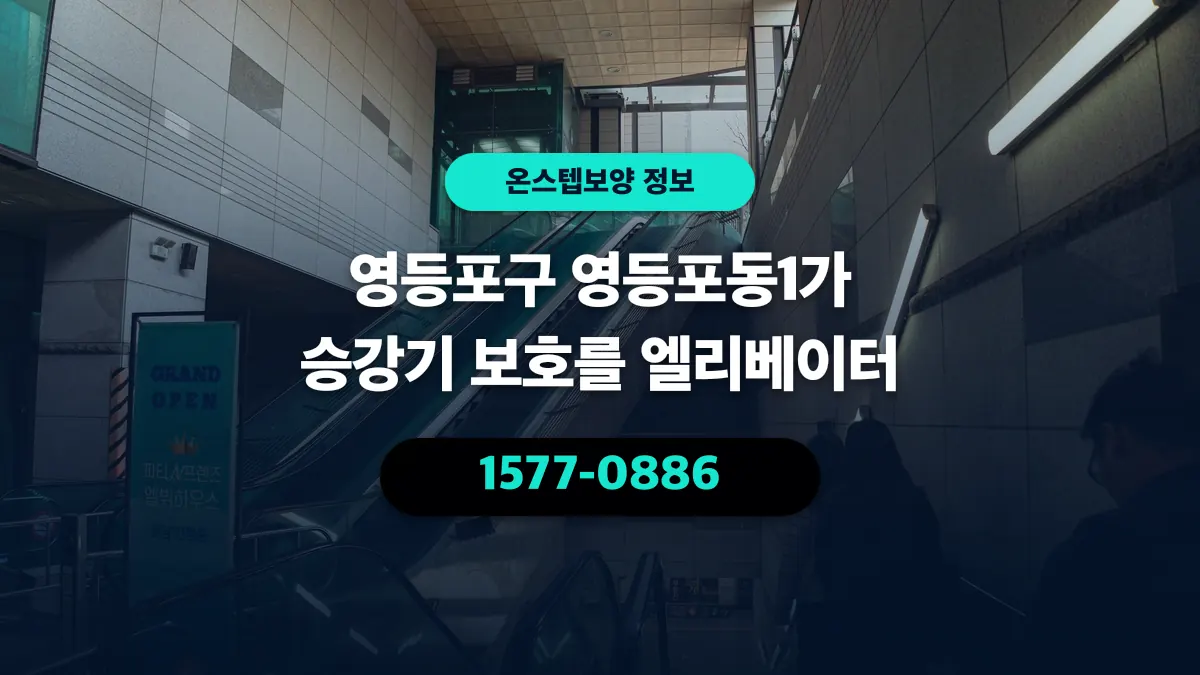 영등포구 영등포동1가 승강기 보호를 엘리베이터 - 온스텝보양