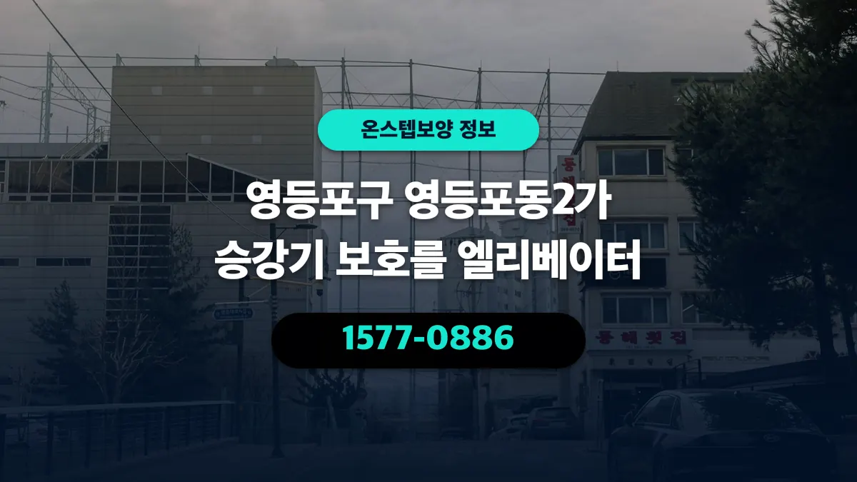 영등포구 영등포동2가 승강기 보호를 엘리베이터 - 온스텝보양