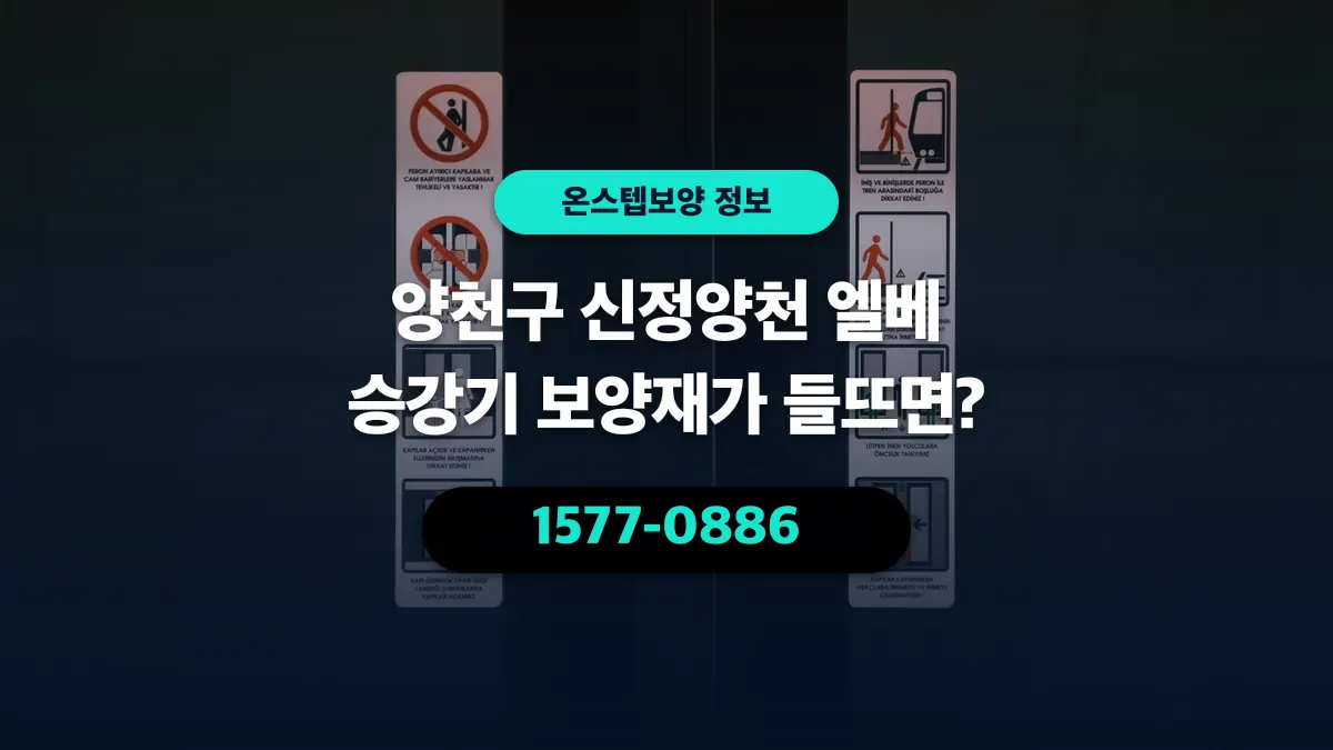 양천구 신정양천 엘베 승강기 보양재가 들뜨면? - 온스텝보양