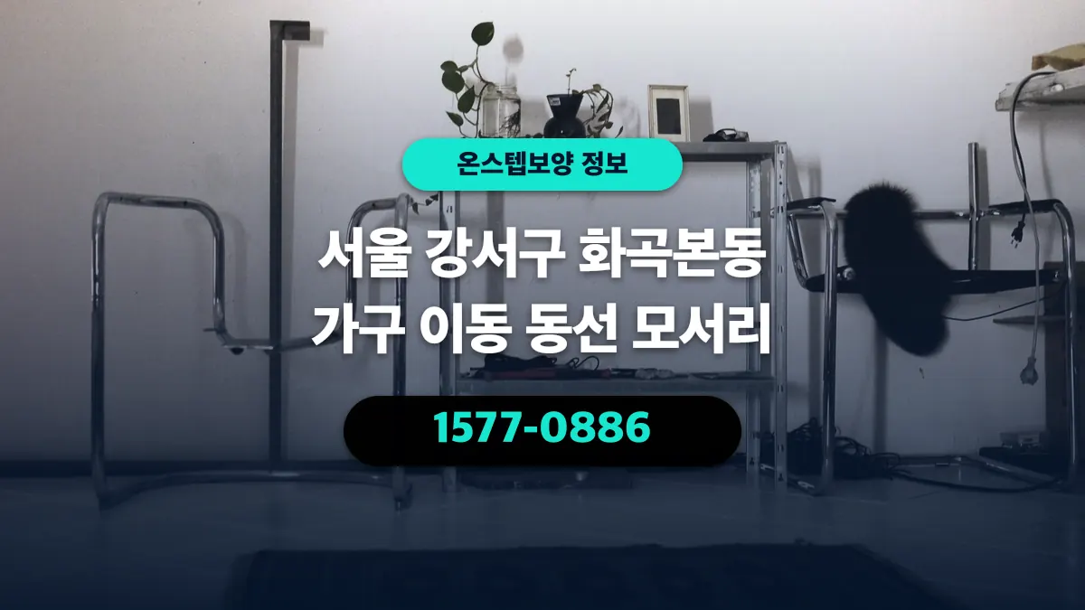 서울 강서구 화곡본동 가구 이동 동선 모서리 - 온스텝보양