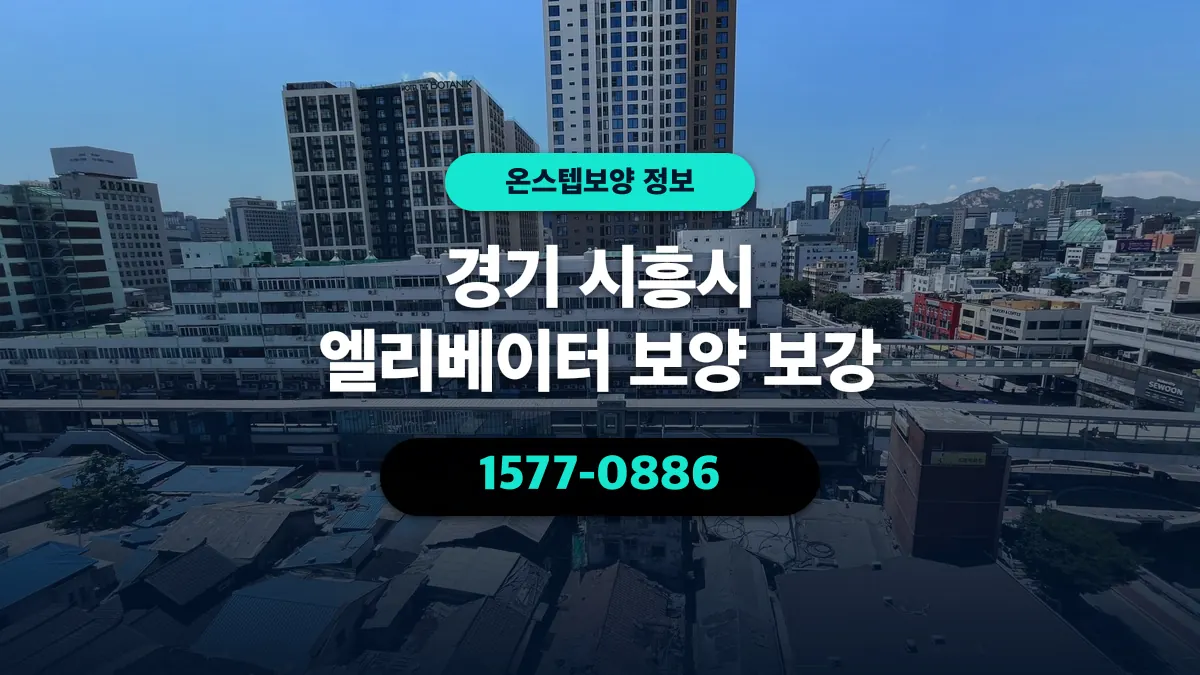 경기 시흥시 엘리베이터 보양 보강 - 온스텝보양
