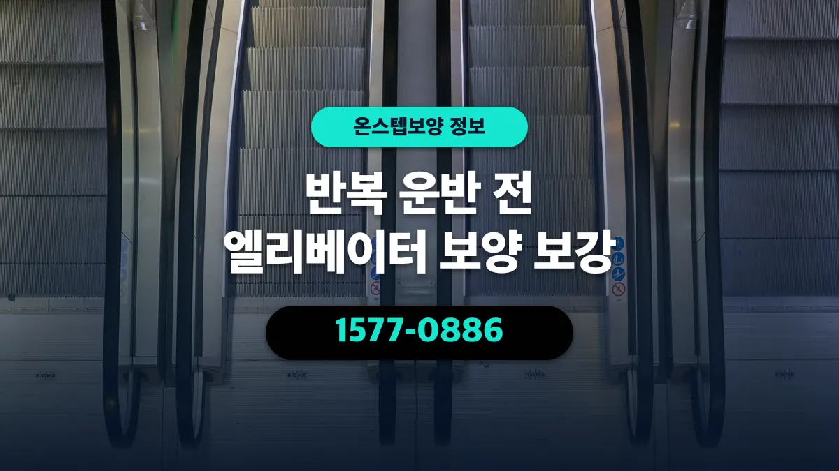 반복 운반 전 엘리베이터 보양 보강 - 온스텝보양
