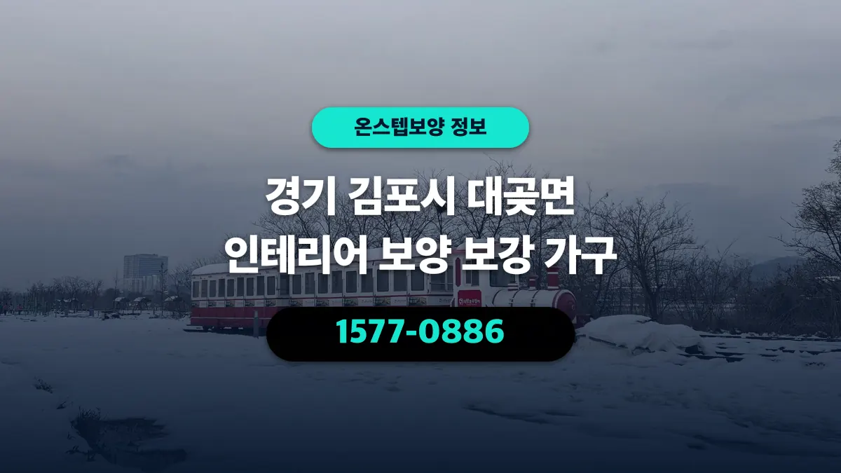 경기 김포시 대곶면 인테리어 보양 보강 가구 - 온스텝보양