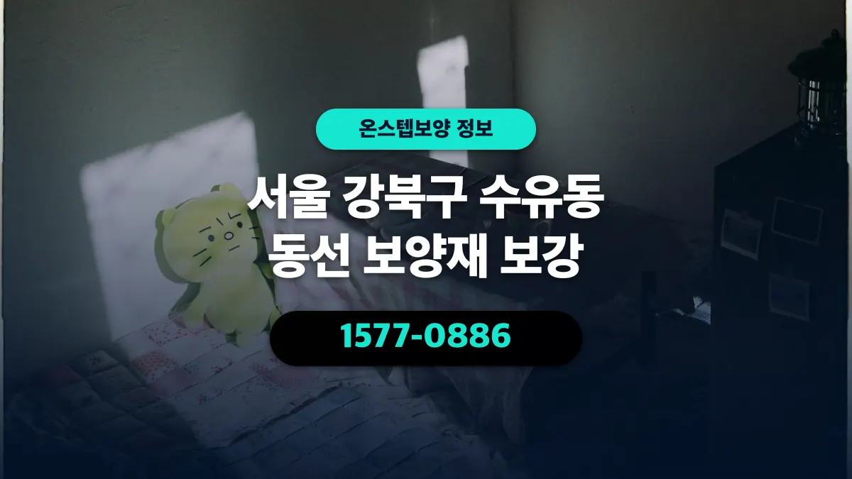 서울 강북구 수유동 동선 보양재 보강 - 온스텝보양