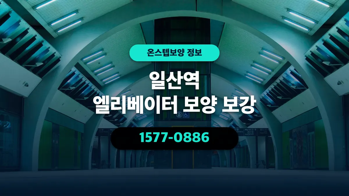 일산역 엘리베이터 보양 보강 - 온스텝보양